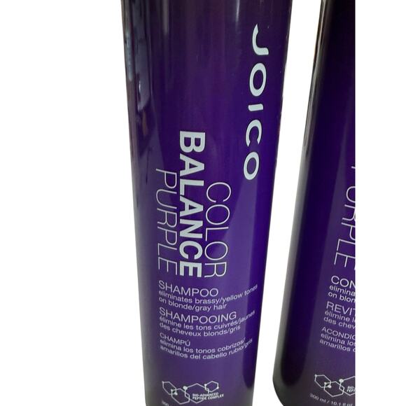 Joico Color Balance Purple Shampoo And Conditioner Set 10.1 Fl Oz Bottles - Picture 2 of 8